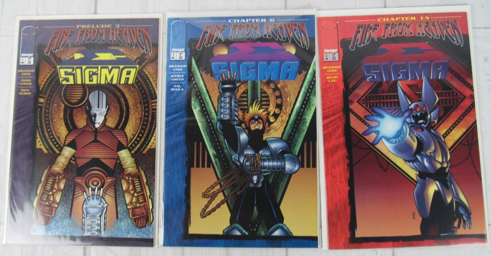 Sigma #1-3 1996 Image Comics Lot of 3 Comics