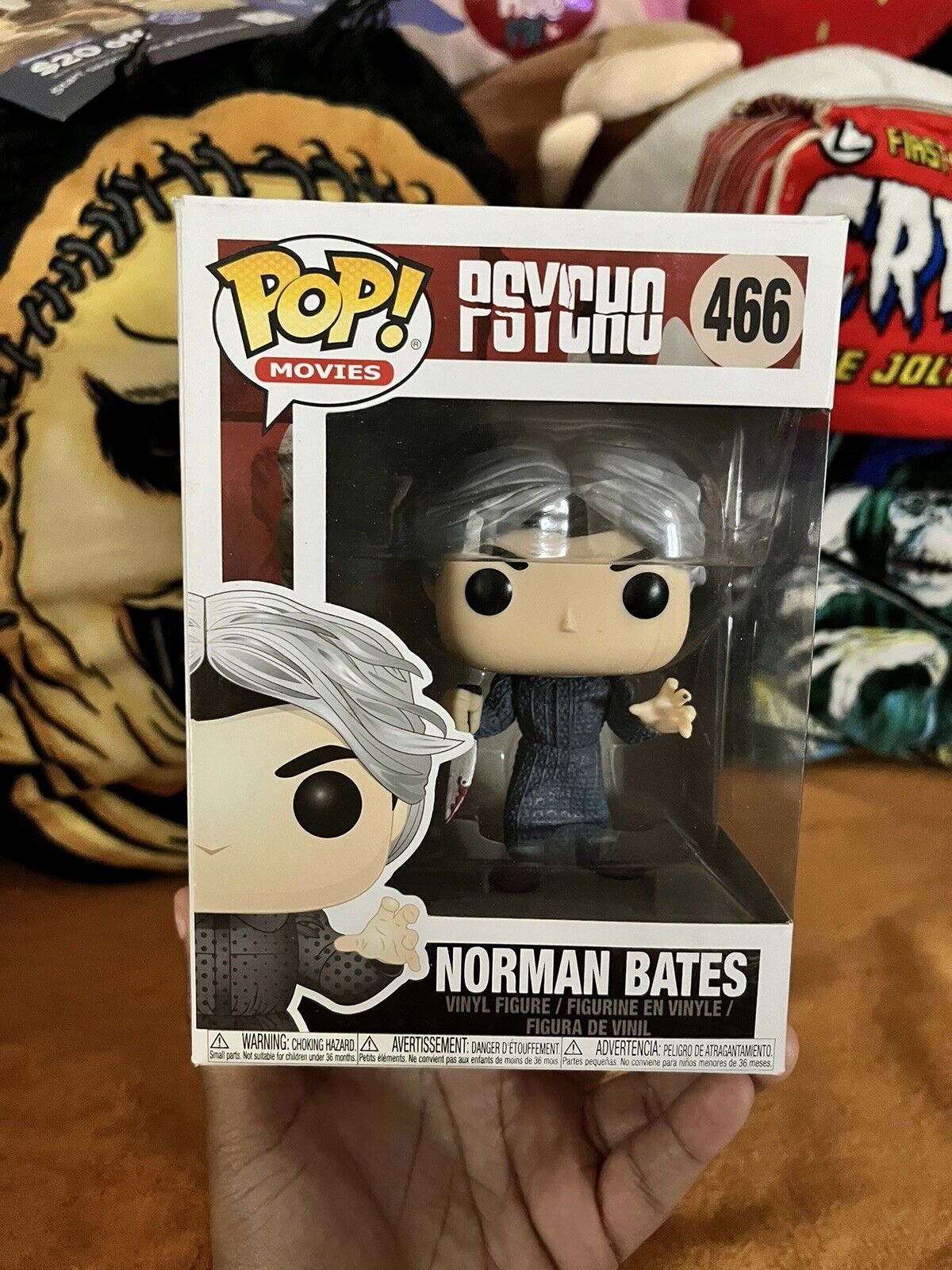 PRE OWNED Funko Pop Vinyl: Norman Bates (as Mother) #466