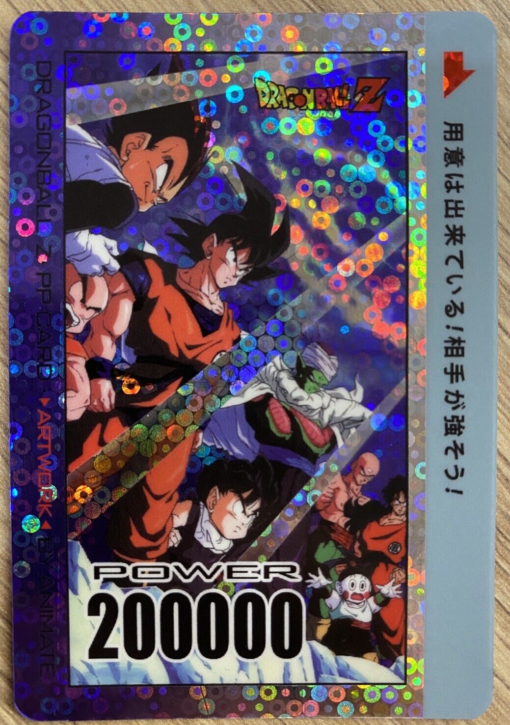 Songoku Soft Dragon Ball Z PP Card Animate Animate Prism Card