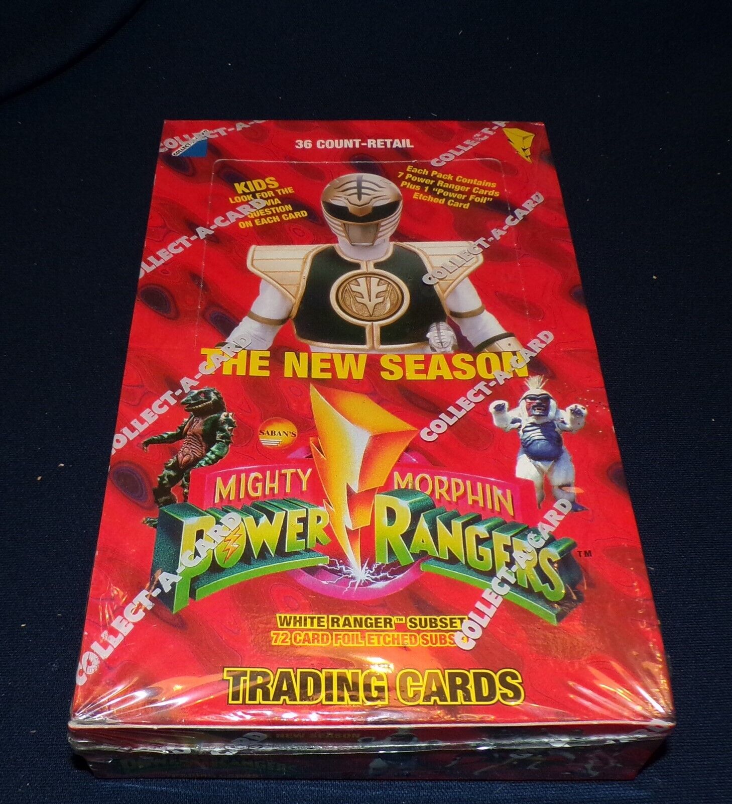 FULL BOX - POWER RANGERS The New Season Trading Cards Sealed 