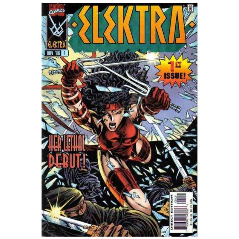Elektra (1996 series) #1 Variant in Near Mint condition. Marvel comics [x*