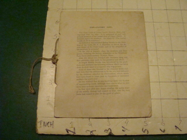 Vintage Original booklet: 8pg The BISHOP\'S ADDRESS, 1800\'s i show all pages