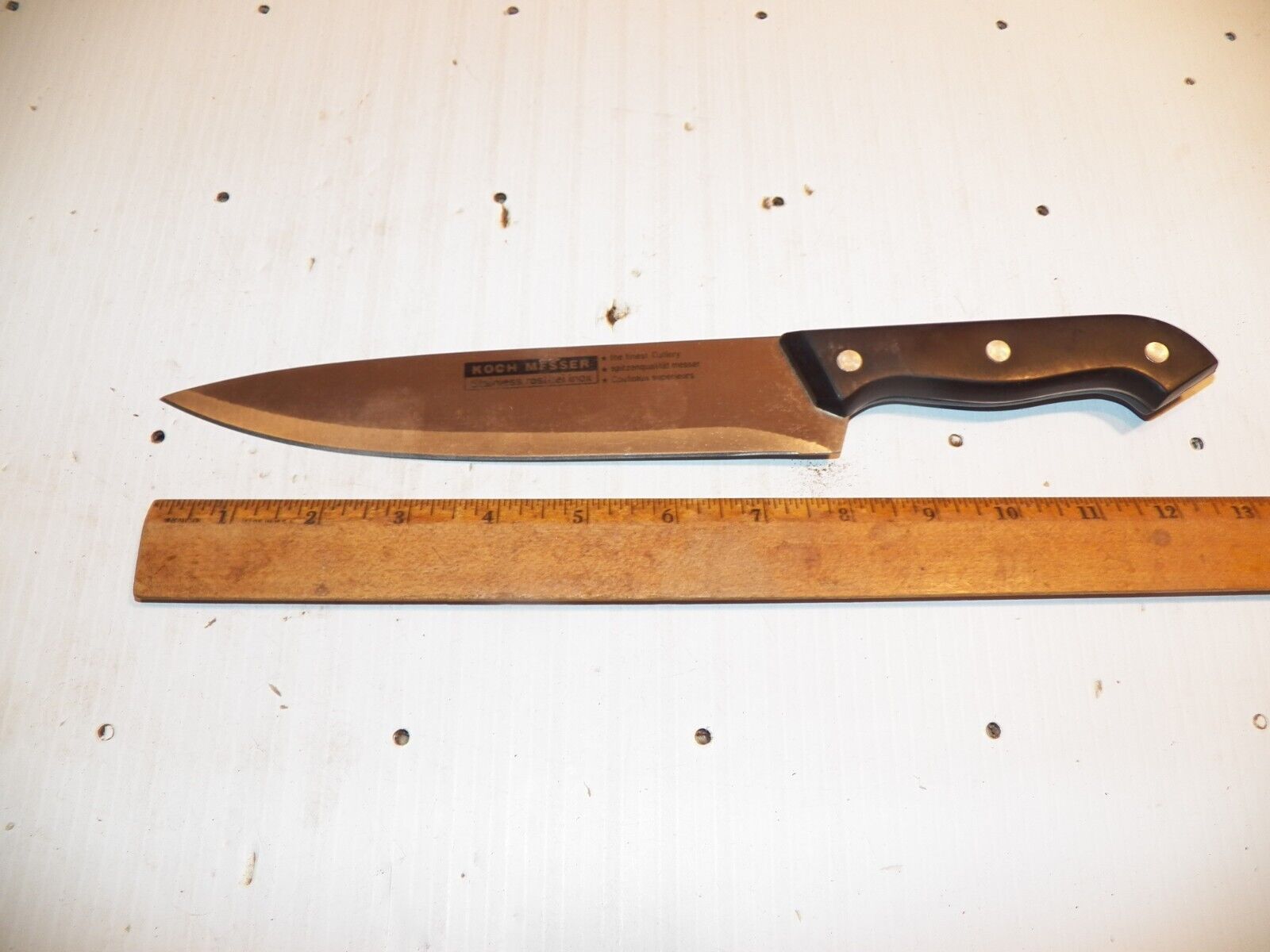 Vintage KOCH MESSER Stainless Steel Carving Knife