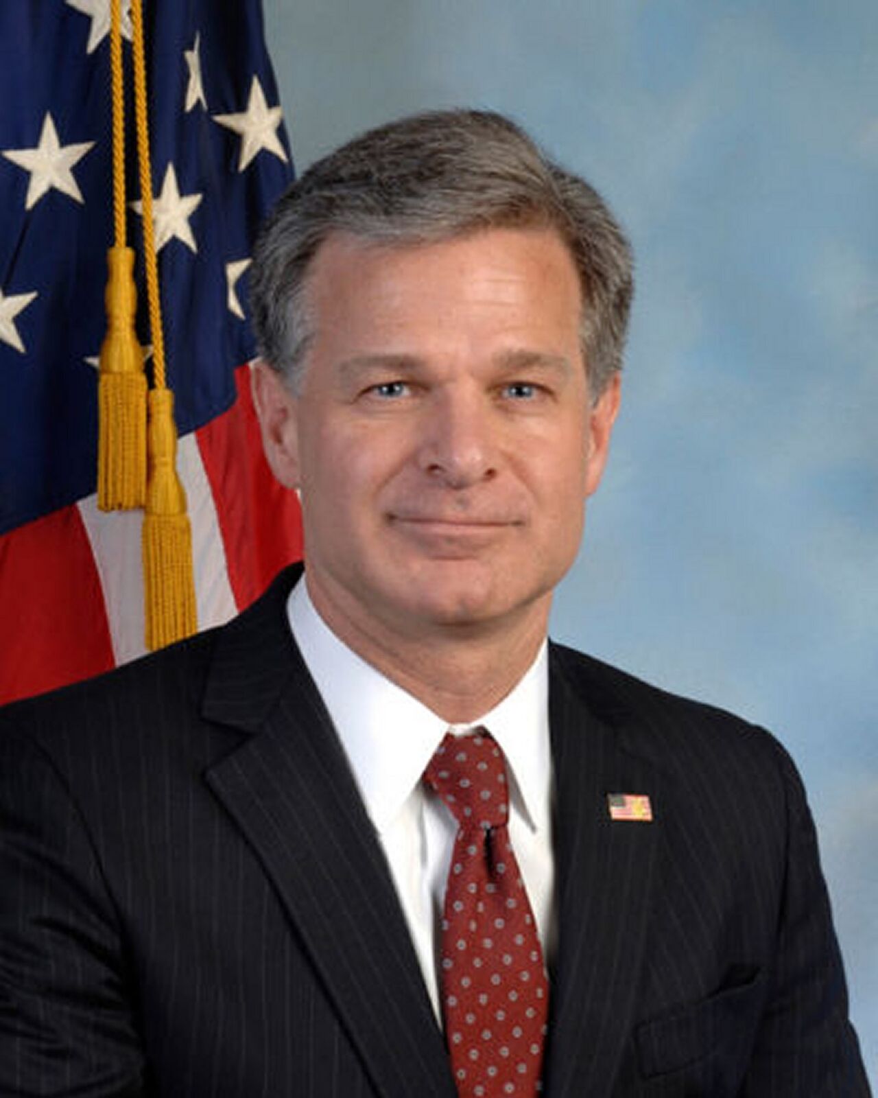 FBI DIRECTOR,  CHRISTOPHER A  WRAY,  OFFICIAL PORTRAIT PHOTO  (172-S )