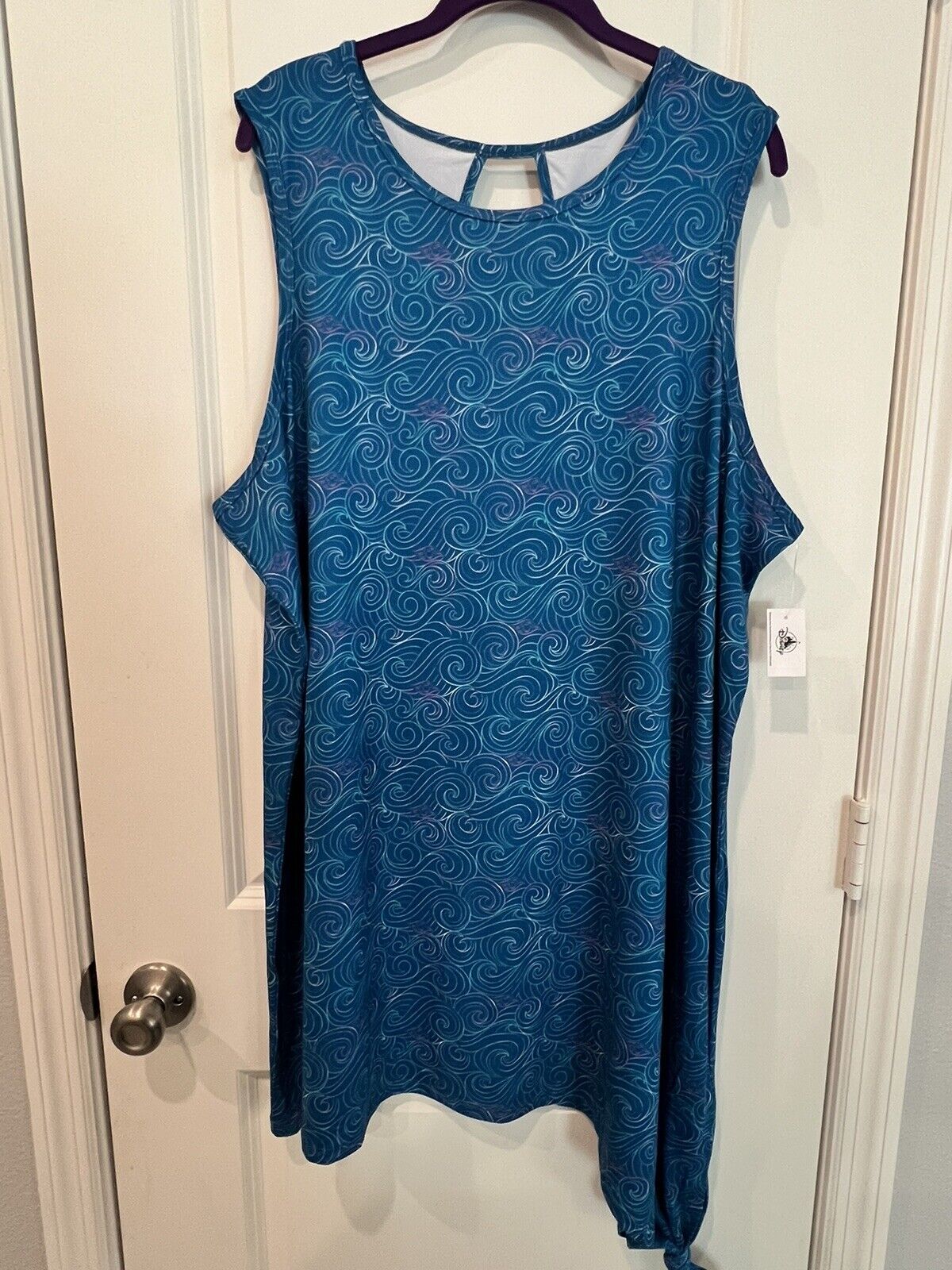Disney Cruise Line DCL Blue Dress Cover Up Swim Size 1X New