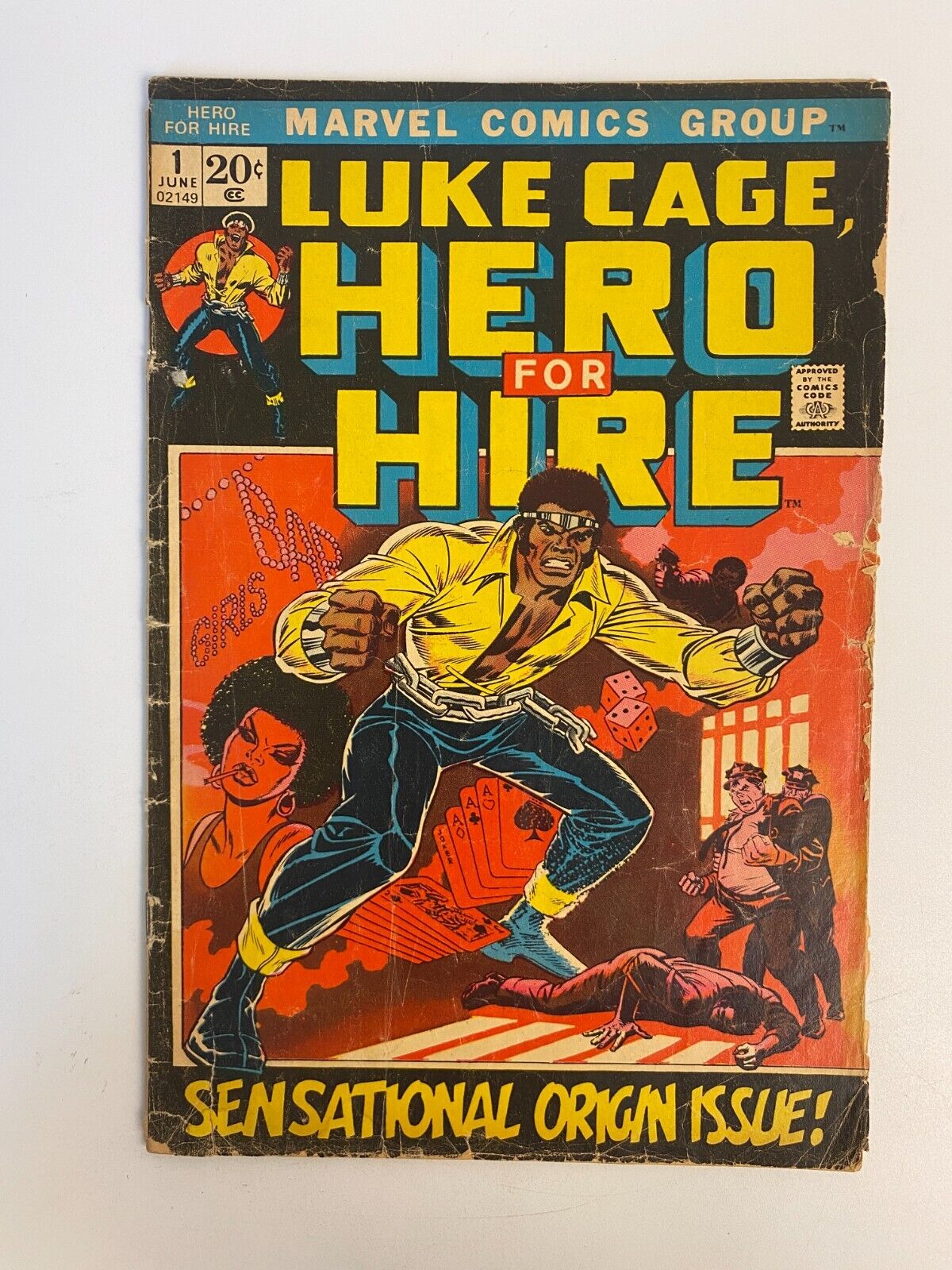 Luke Cage Hero for Hire #1 (1970, Marvel) 1st appearance & Origin of Luke Cage