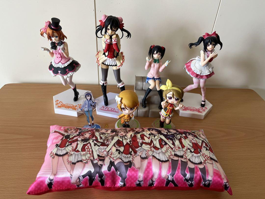 Love Live Figure Cushion Goods lot of 8 Set sale Nico Honoka Others character