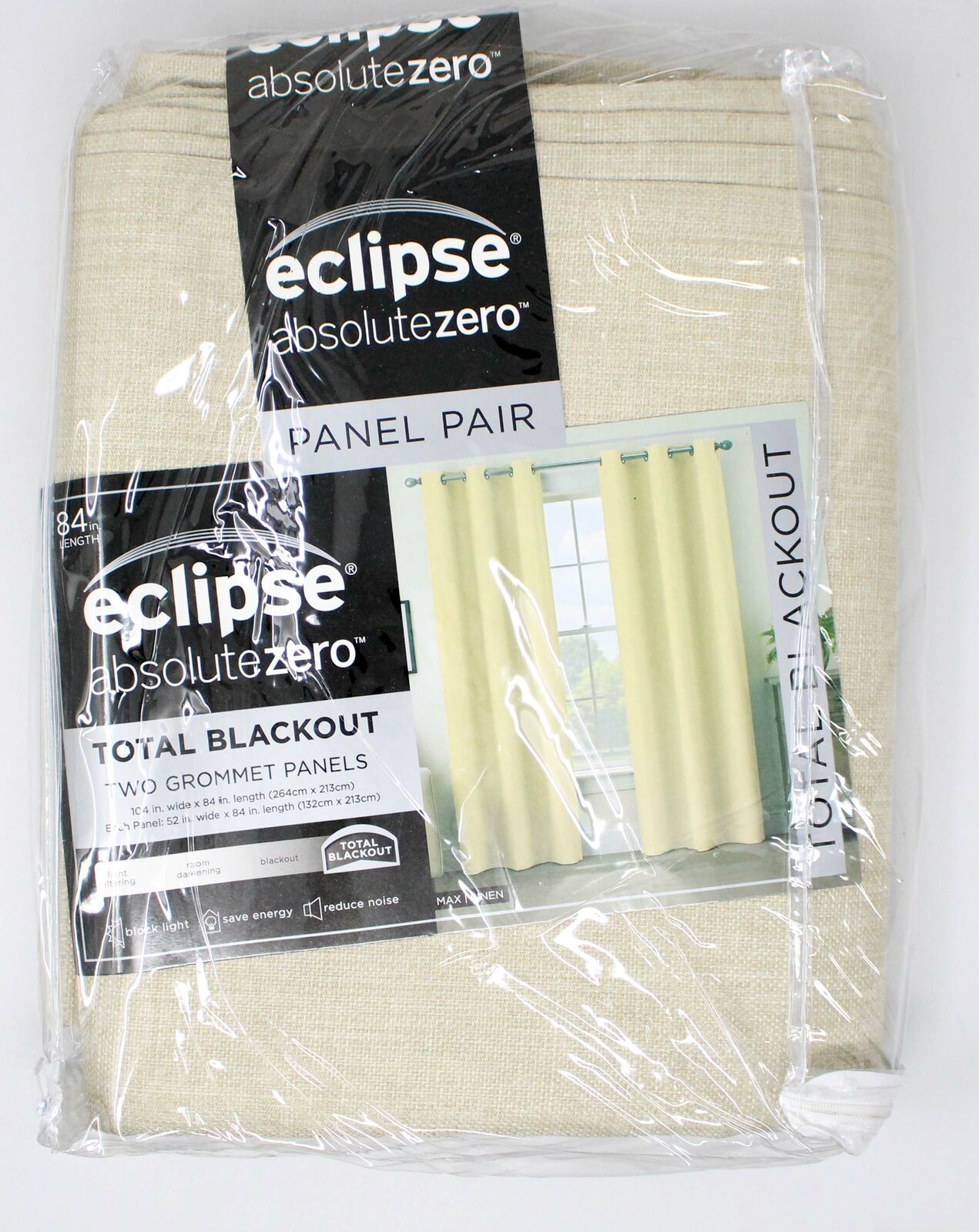 Eclipse Absolute Zero Total Blackout Grommet Panels 52\