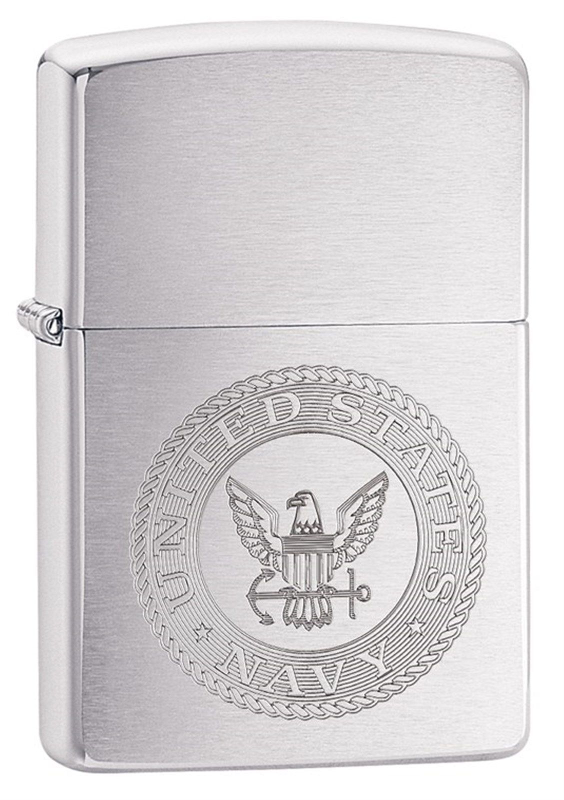 Zippo Windproof Lighter With Engraved United States Navy Seal, 29385, New In Box