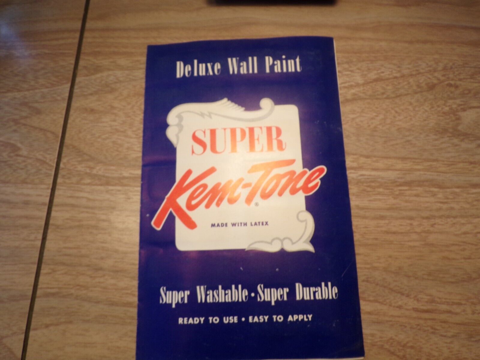 VTG Brochure Super Kem-tone Deluxe Wall Paint
