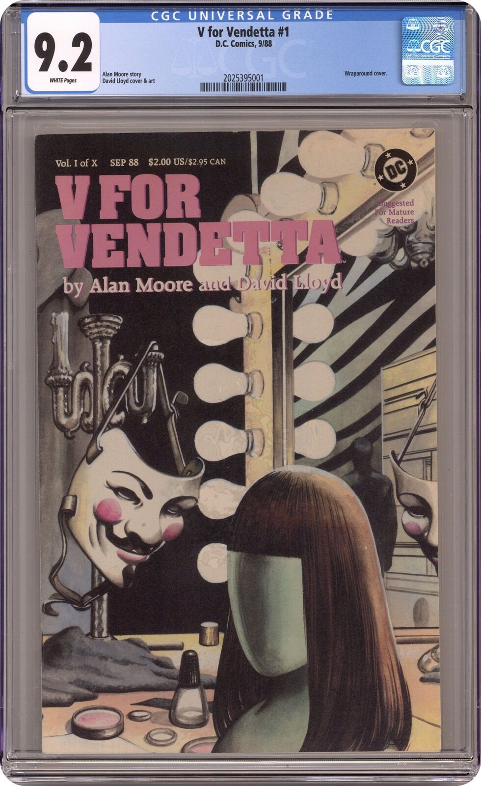 V for Vendetta #1 CGC 9.2 1988 2025395001