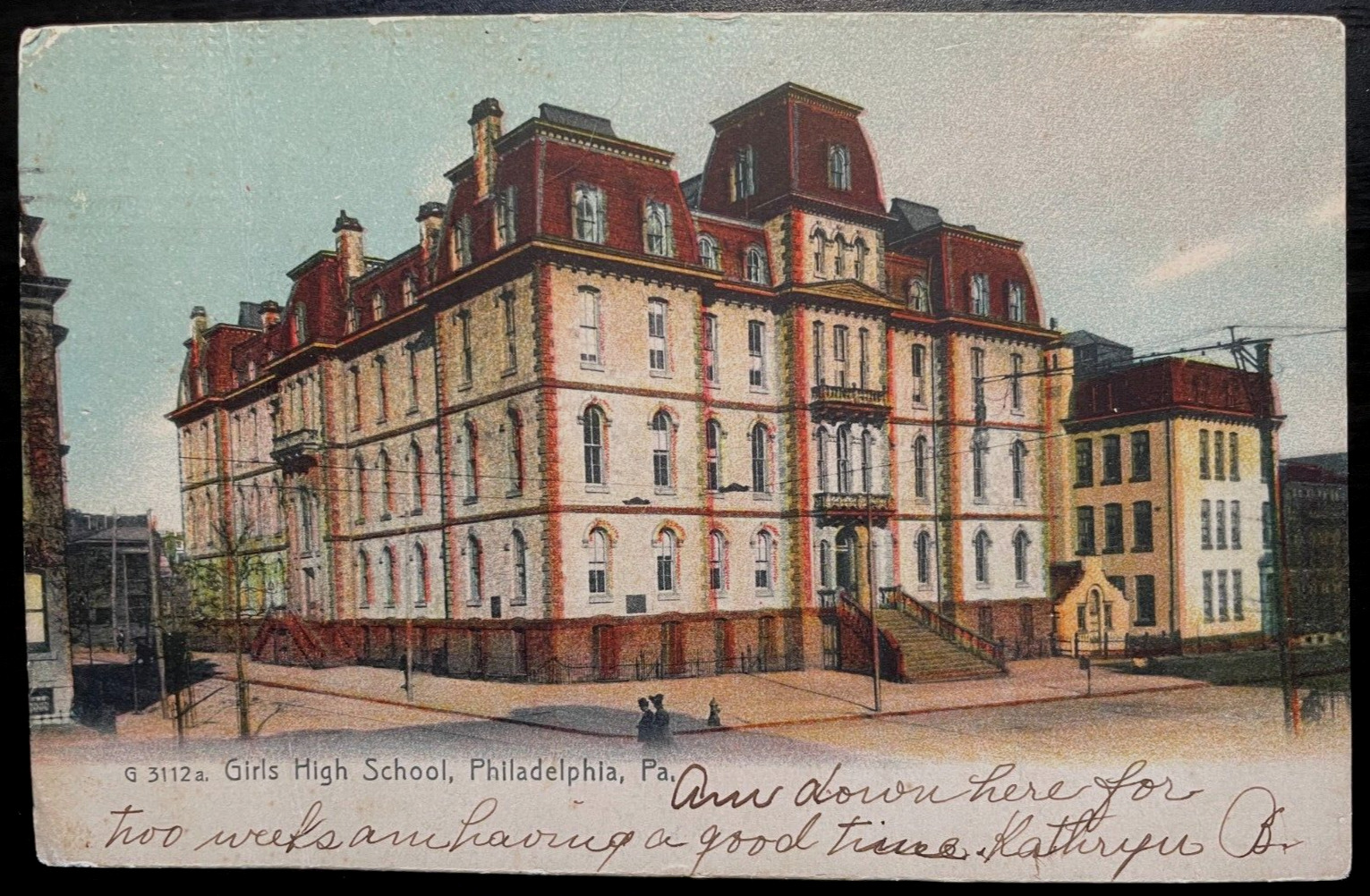 Vintage Postcard 1906 Philadelphia High School for Girls, Pennsylvania
