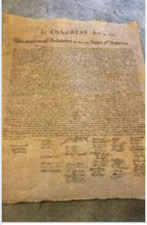 Declaration of Independence (reproduction) - 28\
