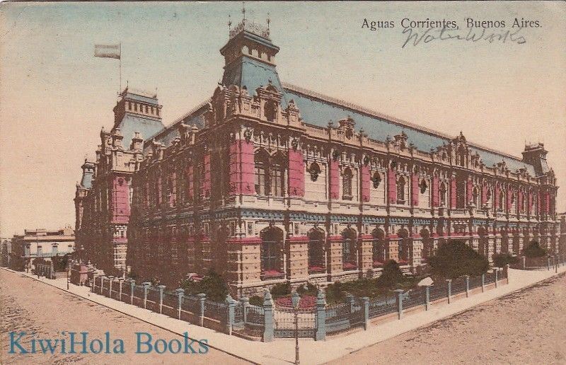 Postcard Aguas Corrientes Buenos Aires Argentina 