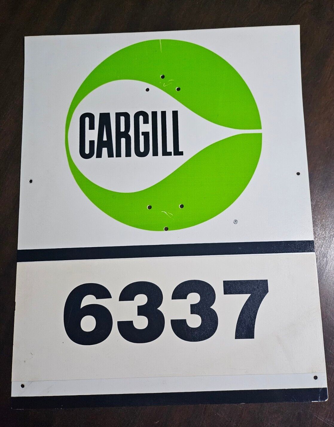 Vintage Cargill 6337 Corn Agriculture Farm Corriboard Seed Sign 23\