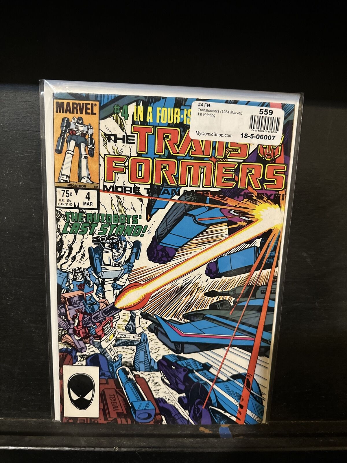 Transformers #4 In A 4 Issue Limited Series 1984