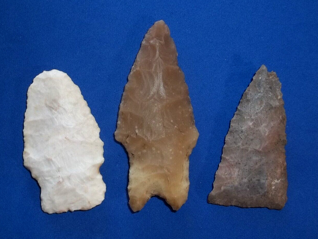 Authentic Native American Arrowhead\'s/Artifact\'s, 3 Authentic Texas Artifacts.
