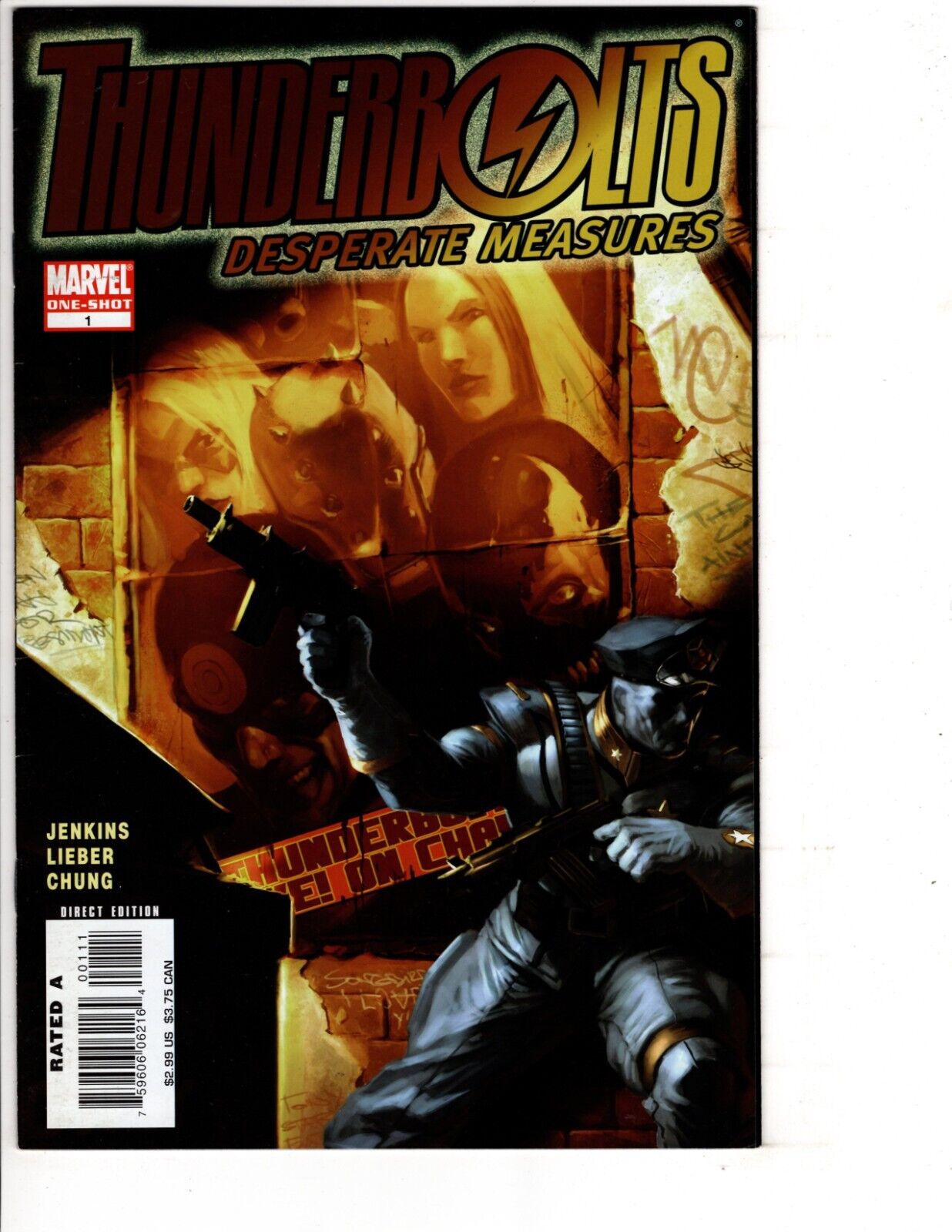 Thunderbolts: Desperate Measures #1 Comic  Marvel Comics 2001 Hawkeye VF/NM