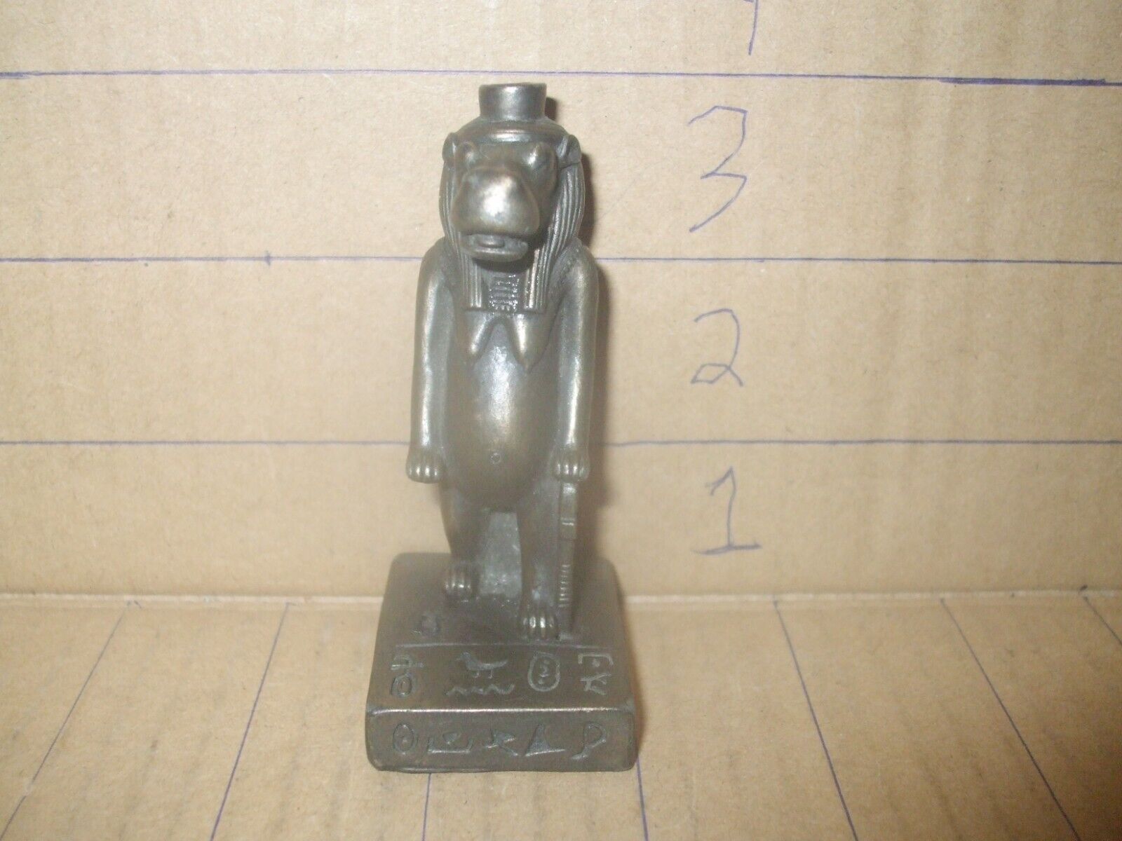 Vintage 2000 Luxor Veronese Ancient Egyptian Figurine Paperweight
