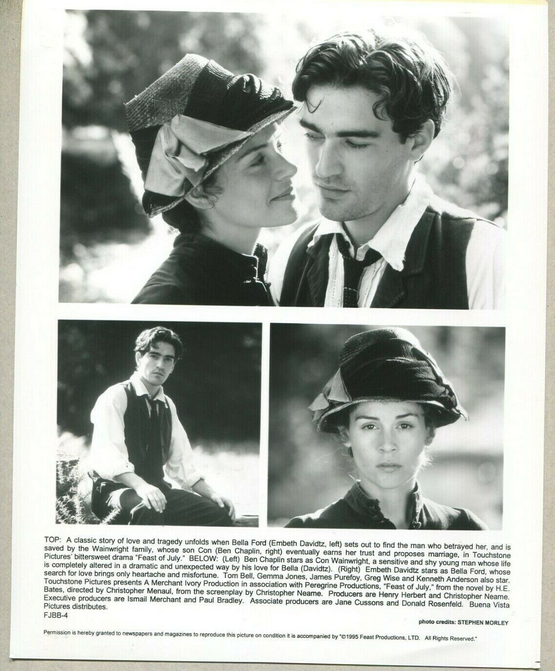Embeth Davidtz, Ben Chaplin Movie \