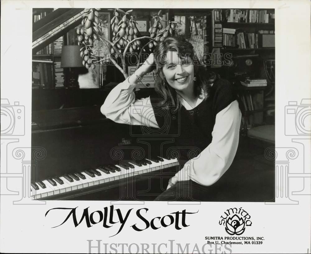 1987 Press Photo Musician Molly Scott - srp01724
