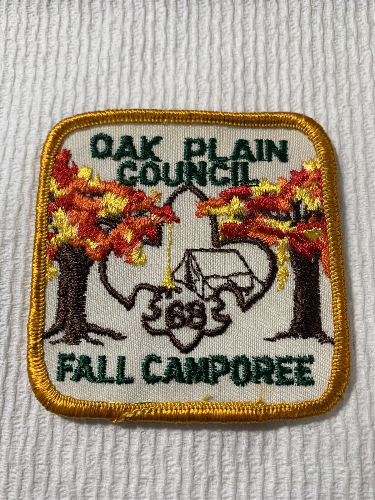 Vintage 1968 Oak Plain Council Boy Scout \