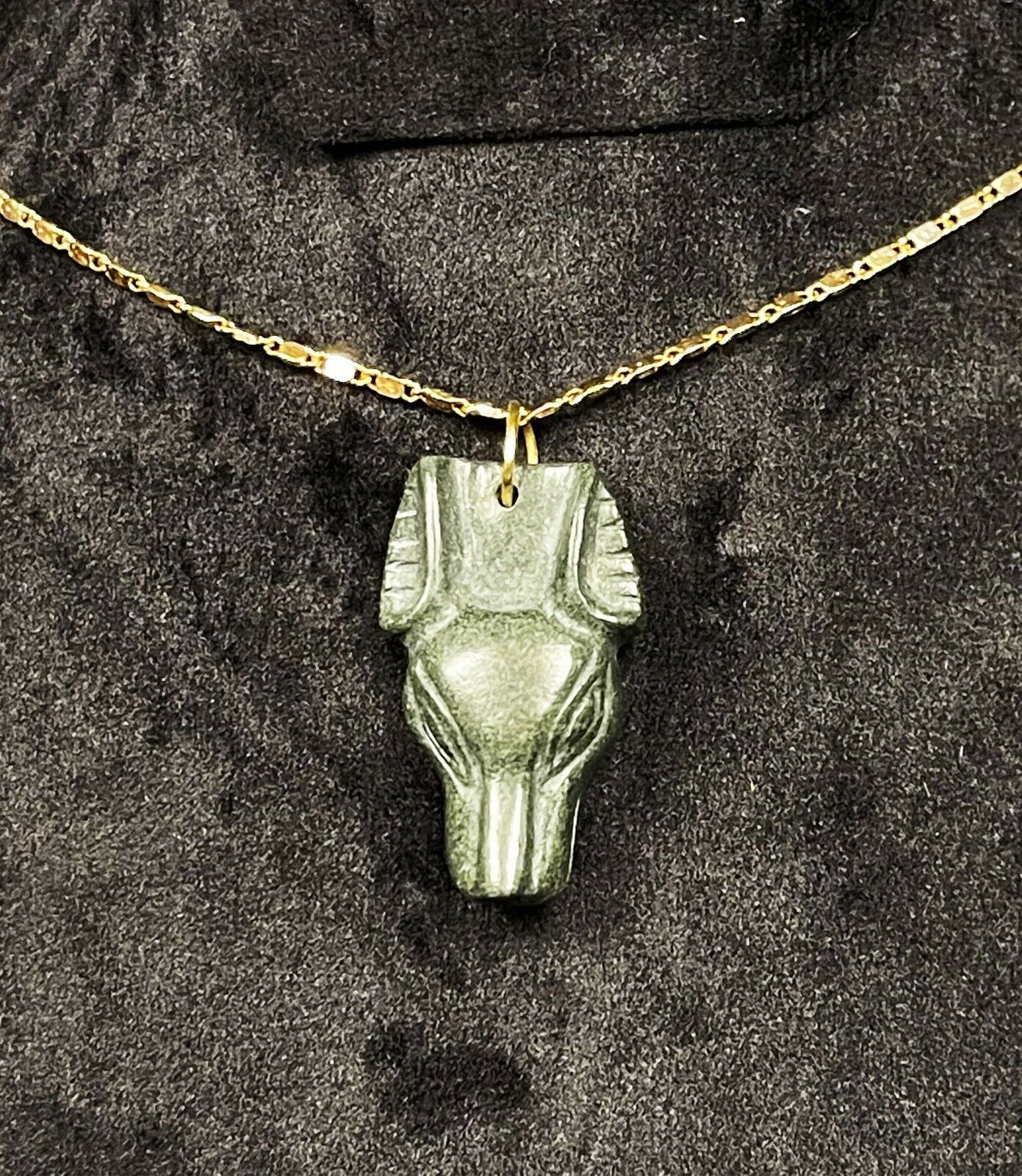 Rare Egyptian Necklace with the Egyptian scarab with the wings and The of Horus
