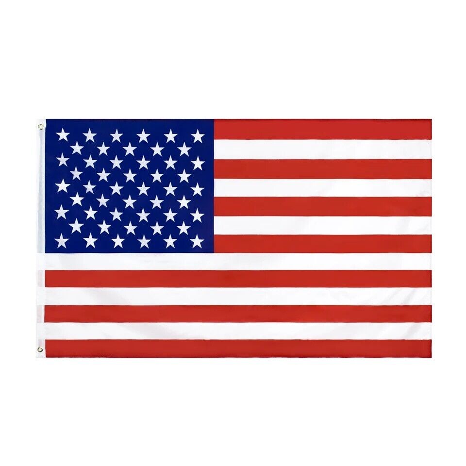 [10Pack] 3\' x 5\' FT USA US U.S. American Flag Polyester Stars Brass Grommets