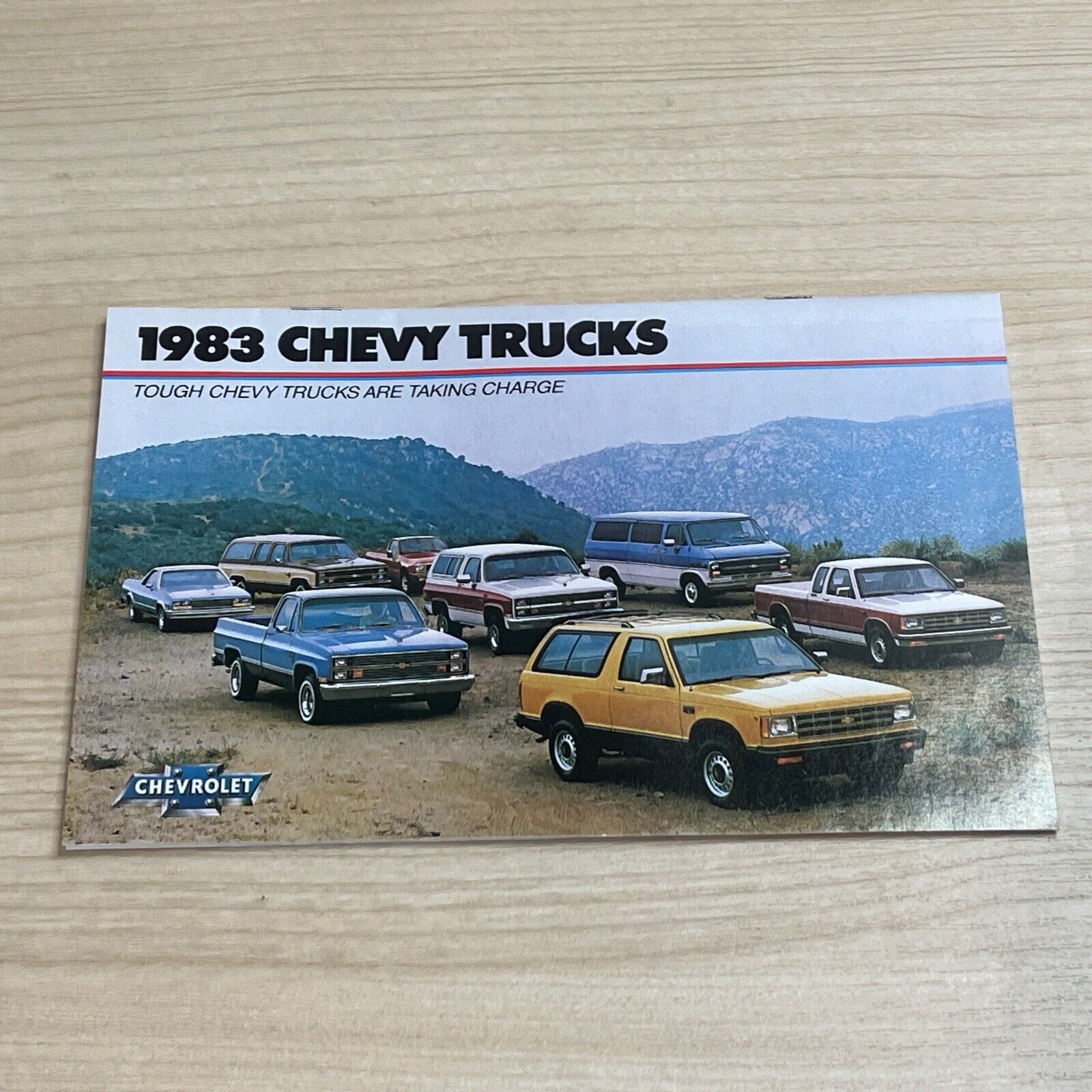 Original 1983 Chevrolet Truck Full Line Sales Brochure Pickup Blazer El Camino