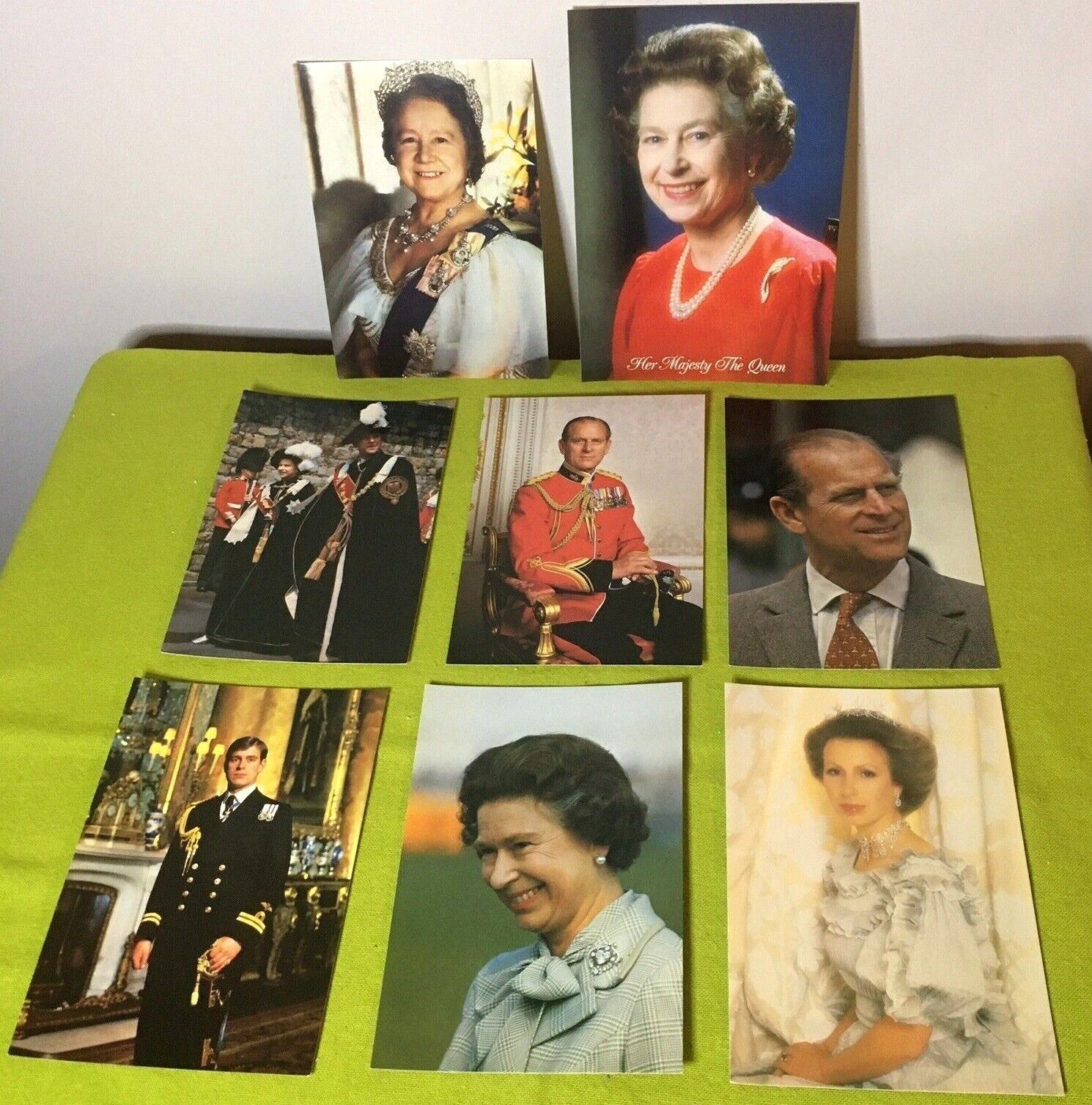 HM Queen Elizabeth II Philip Anne Andrew Queen Mother Skilton Postcards Lot 8 