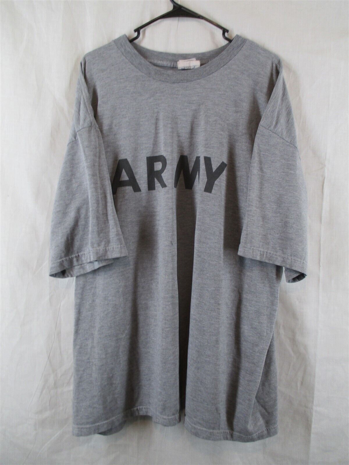 XX-Large T-Shirt Short Sleeve Army Gray IPFU Improved Physical Fitness PT USGI