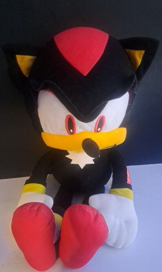 Sonic the Hedgehog Shadow Plush 19” Official Sega Toy Factory USA