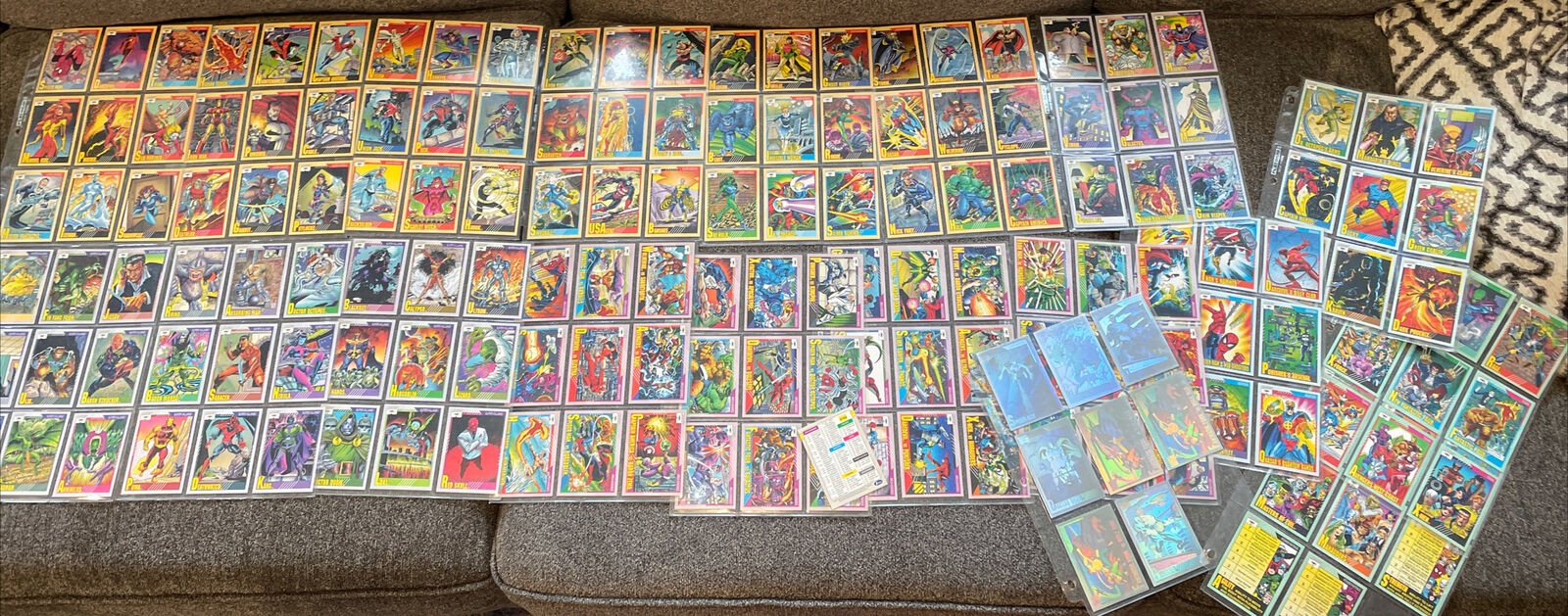 1991 Marvel entertainment 1-161 plus 5 hologram cards