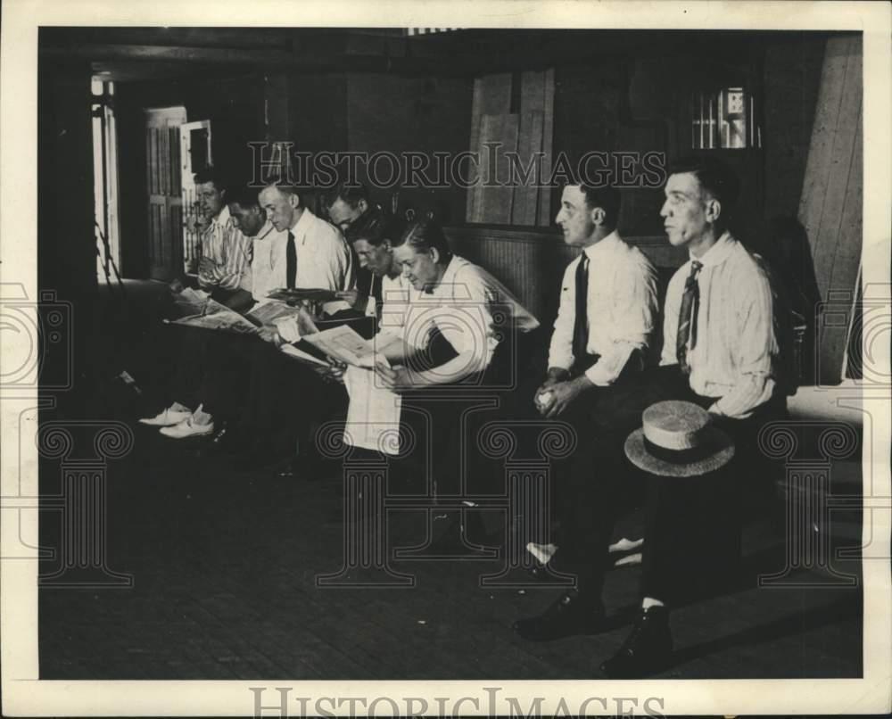 1917 Press Photo US Men called for conscription during World War I - mjm10028