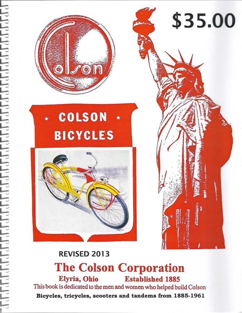 NEW BOOK antique COLSON old Bicycle Collectors REVISED EDITION prewar postwar