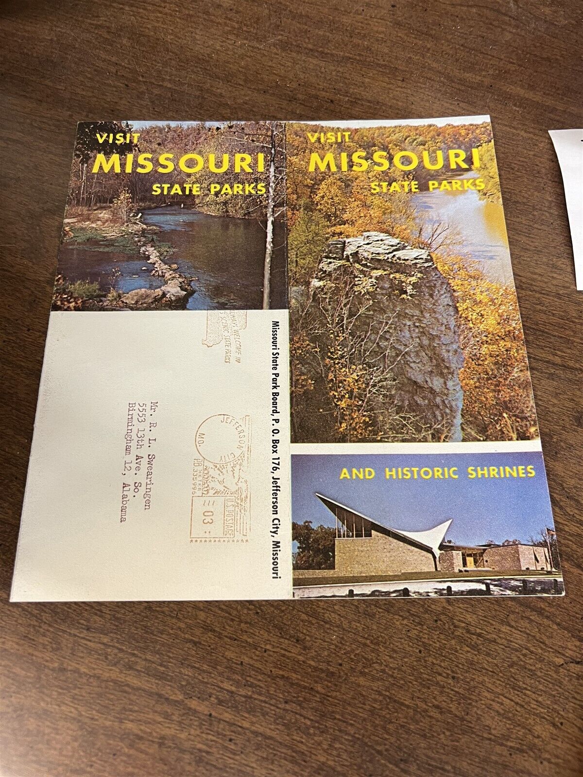 Original 1960\'s Missouri State Parks Brochure