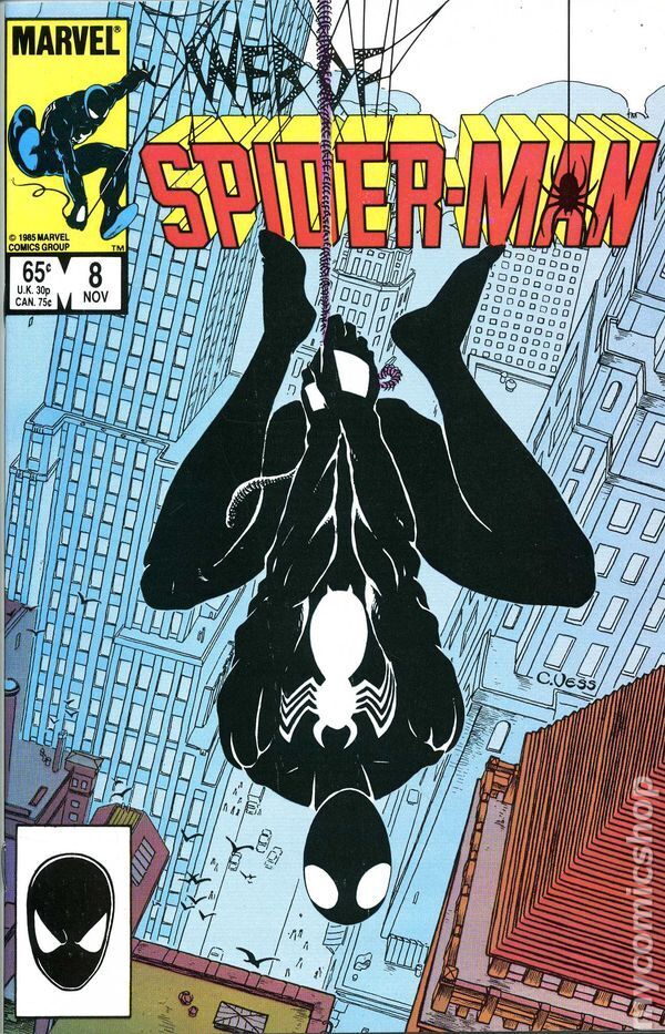 Web of Spider-Man #8 FN 1985 Stock Image
