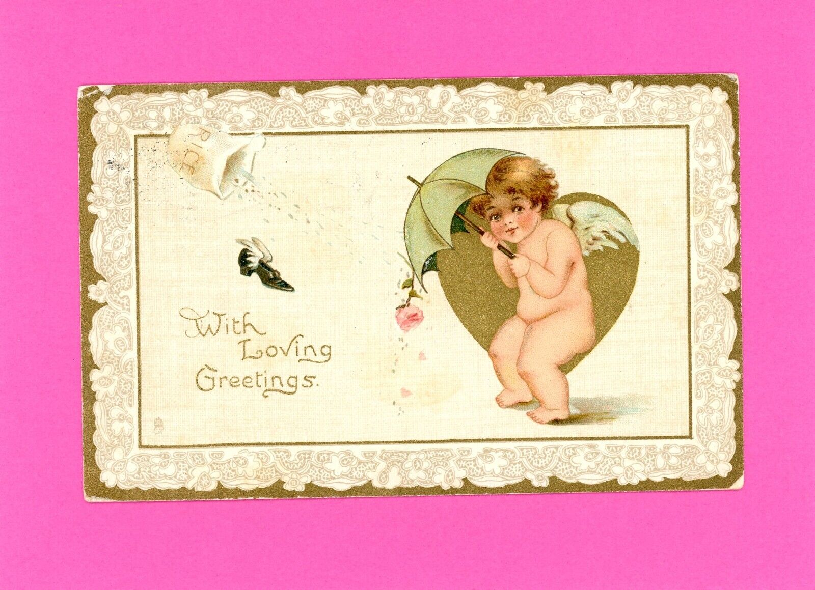 Antique Valentine\'s Day Postcard - Raphael Tuck