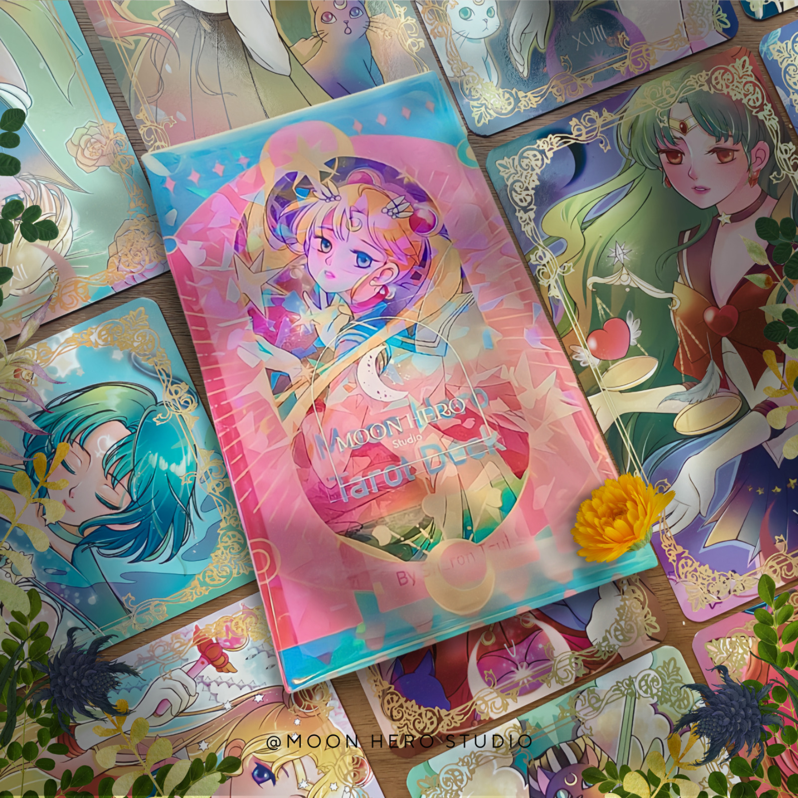 Moon Hero Tarot Deck 23 Major Arcana Sailormoon art with booklet (2nd version)