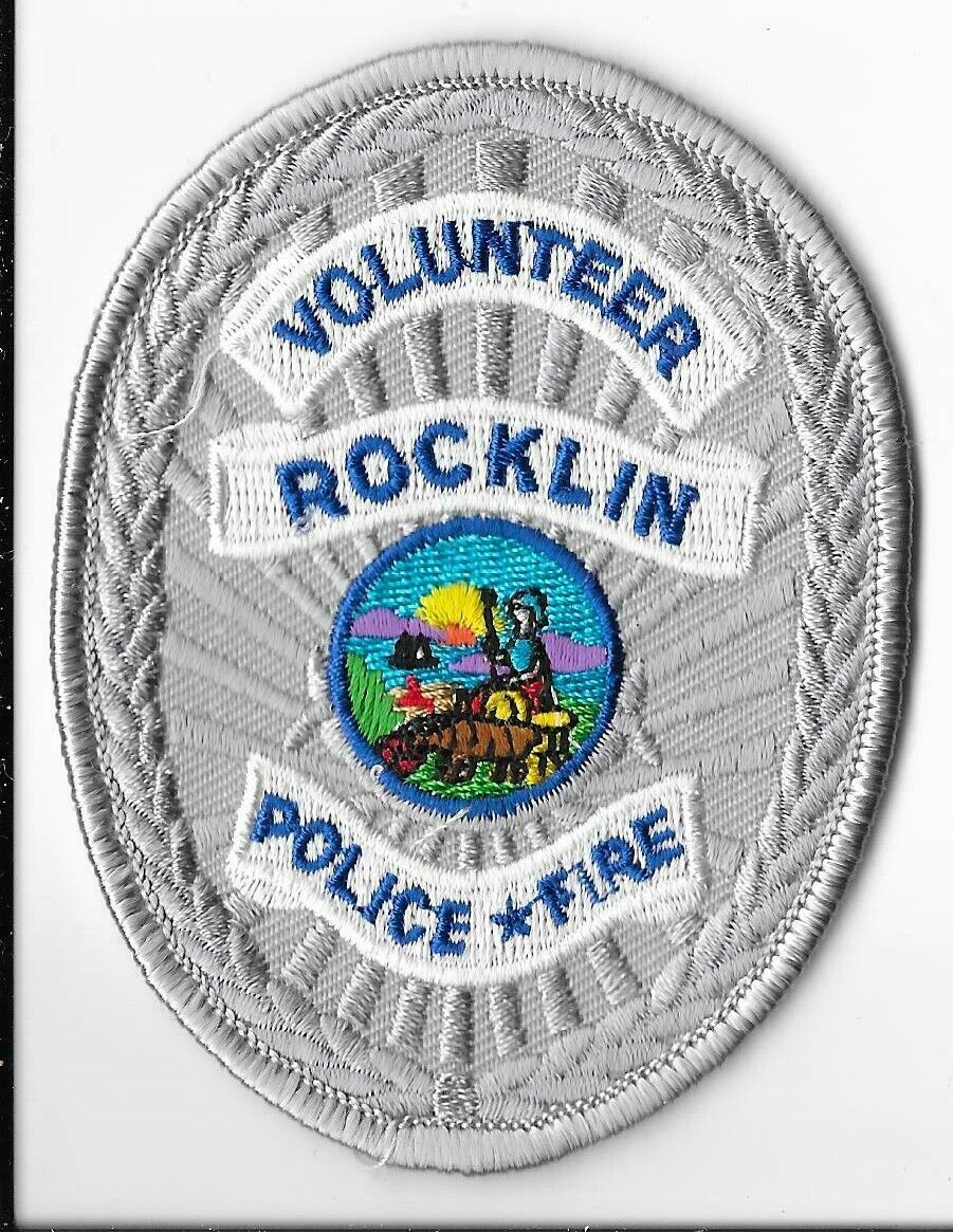 Rocklin Police & Fire, California Volunteer Patch