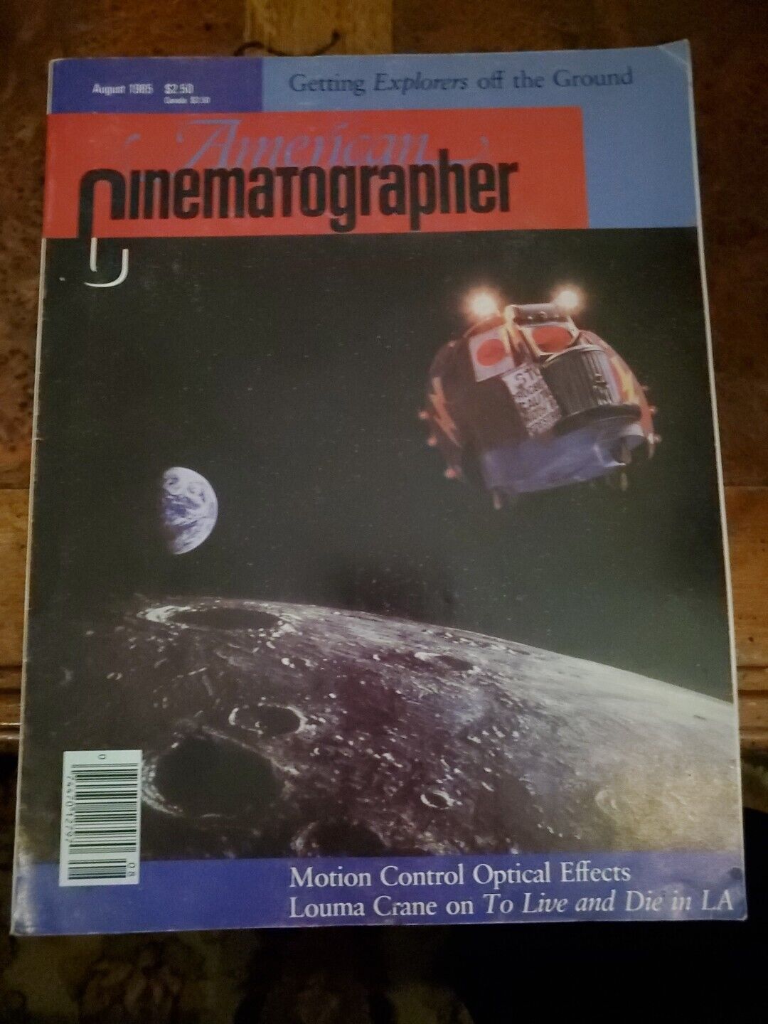 American Cinematographer Magazine - Explorers / Aerials for Explorers - 1985