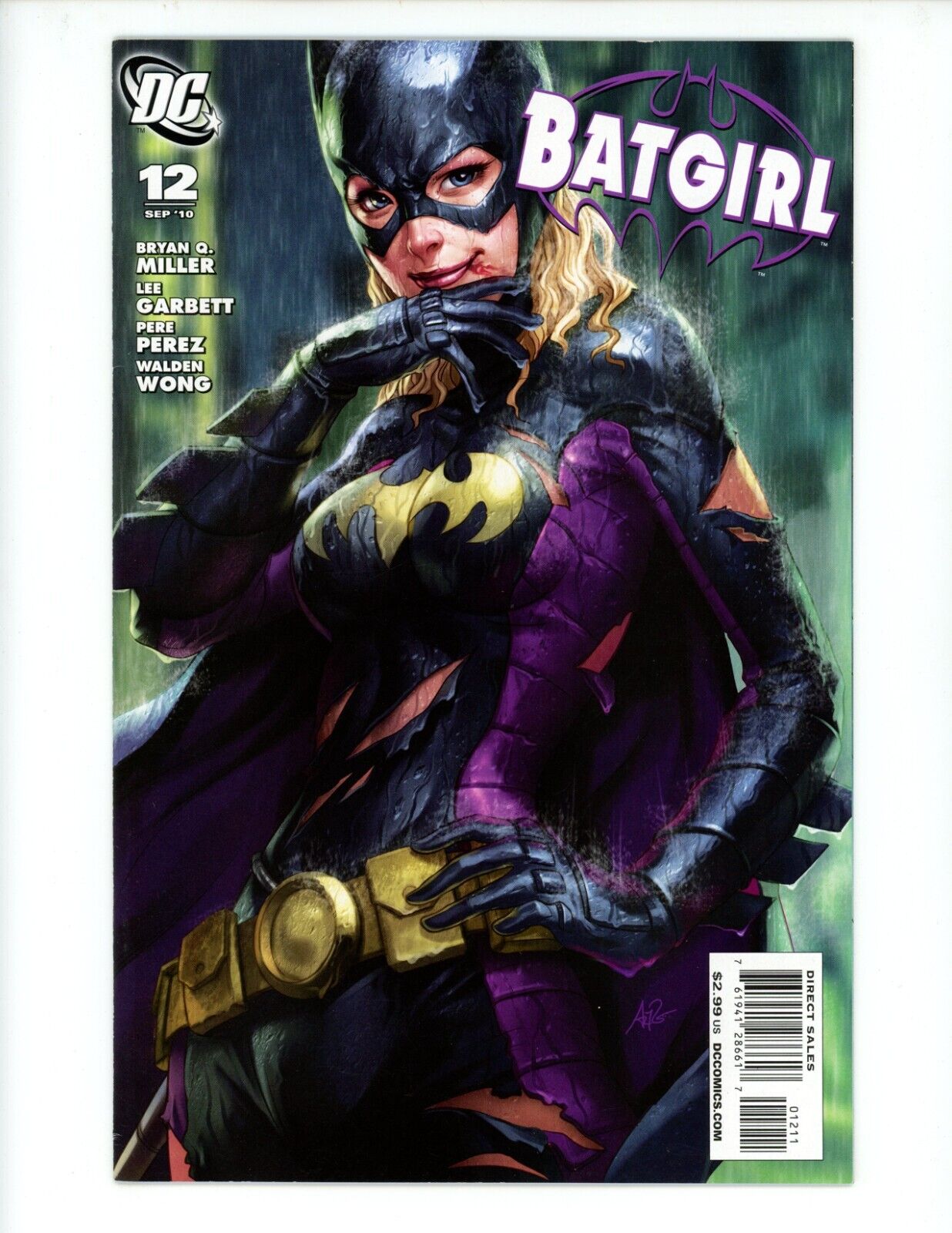 Batgirl #12 Comic Book 2010 VF- Bryan Miller Stanley Lau DC Comics