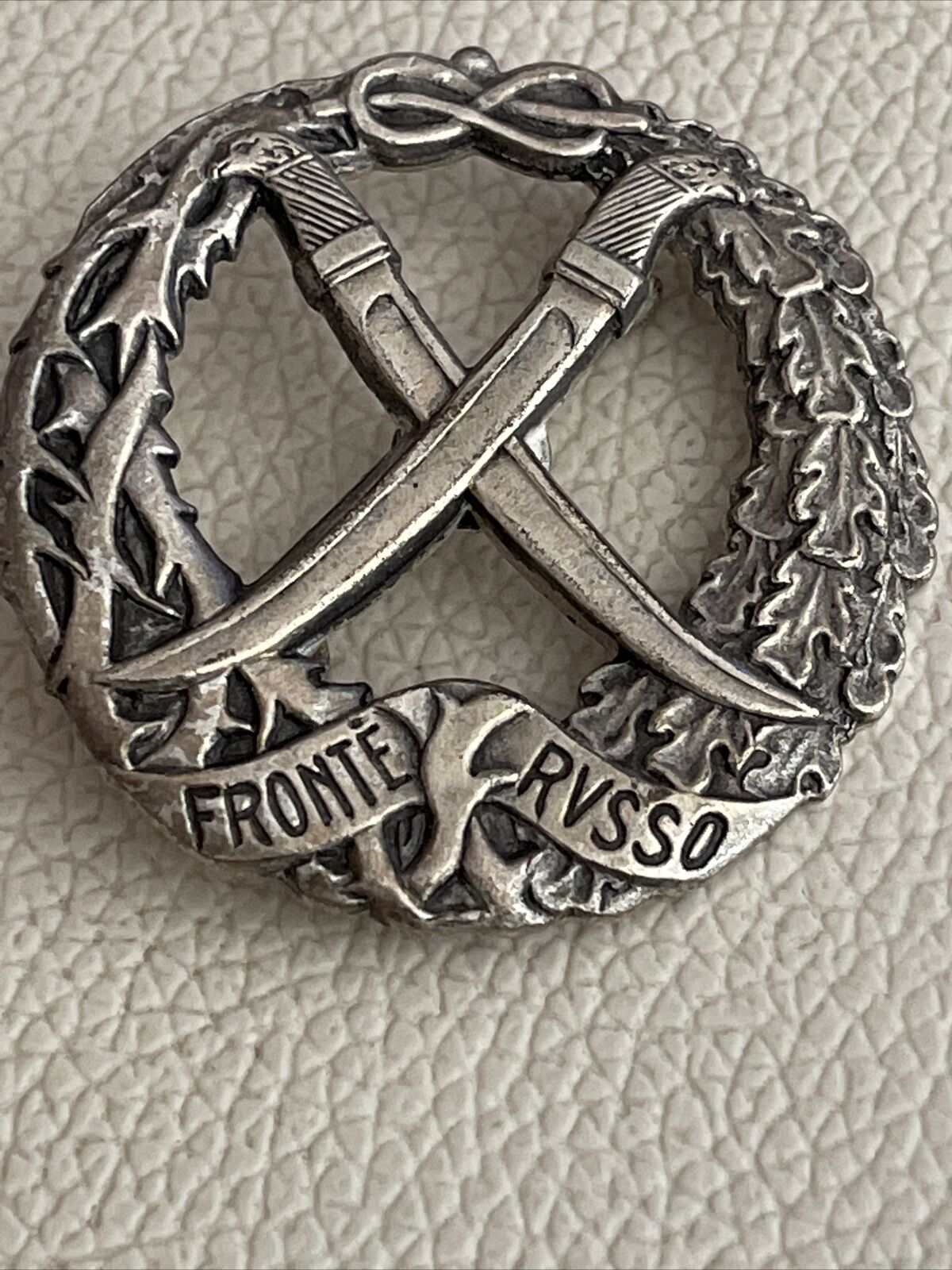 Italian Russian Imperial Russo Japanese War Badge Medal Pin 1.75”
