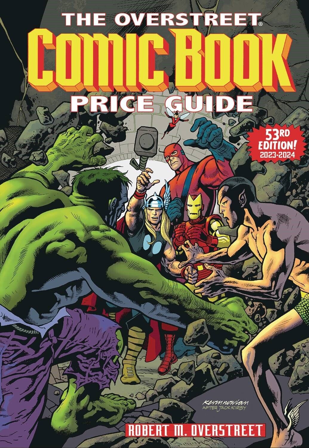 OVERSTREET 2023 2024 COMIC BOOK PRICE GUIDE 53 HARDCOVER Avengers CVR HC