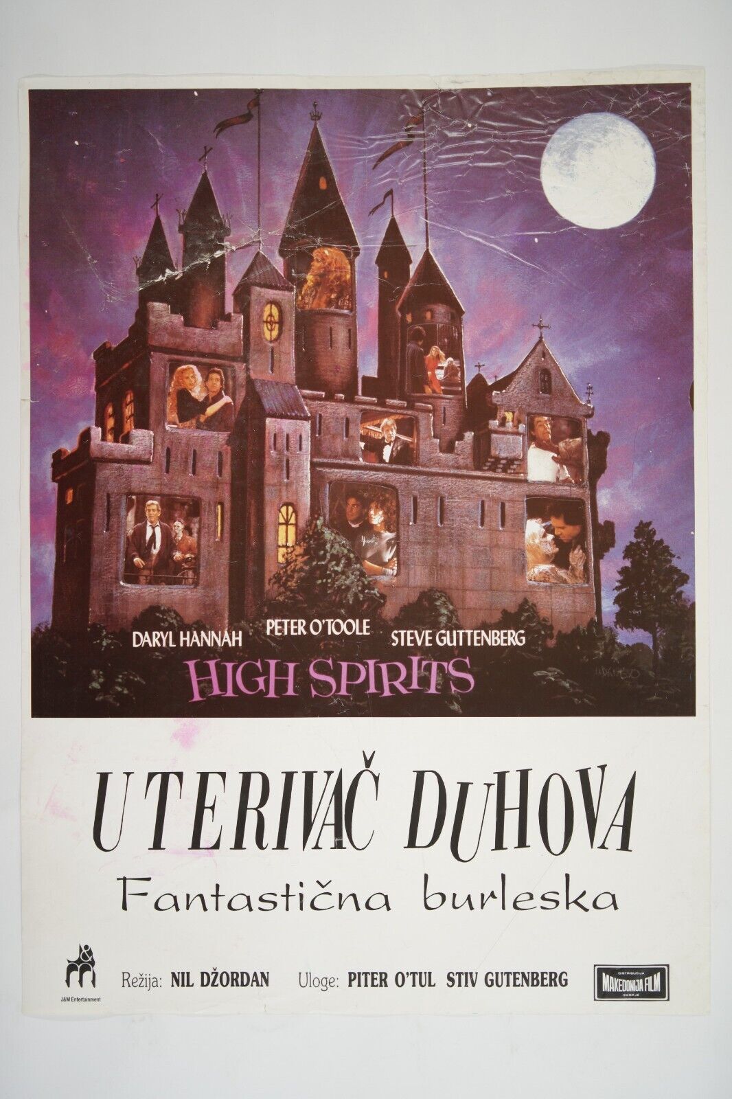 HIGH SPIRITS exYU movie poster 1988 DARYL HANNAH, STEVE GUTTENBERG, NEIL JORDAN