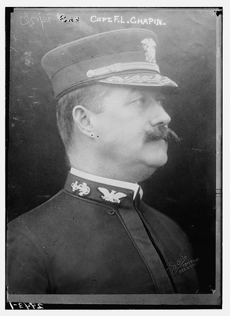 Captain Frederick Lincoln Chapin,Commander in US Navy,USN,December 17,1913