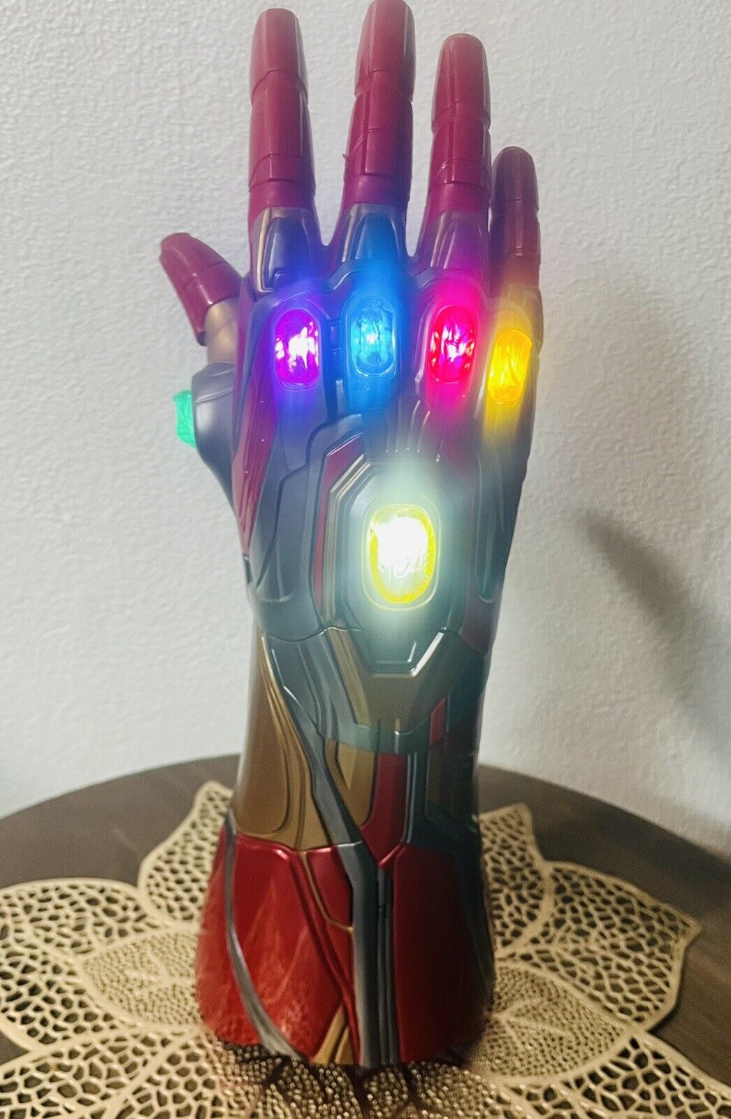 Disneyland Iron Man Infinity Light Up Gauntlet Collectible Electronic Hand 