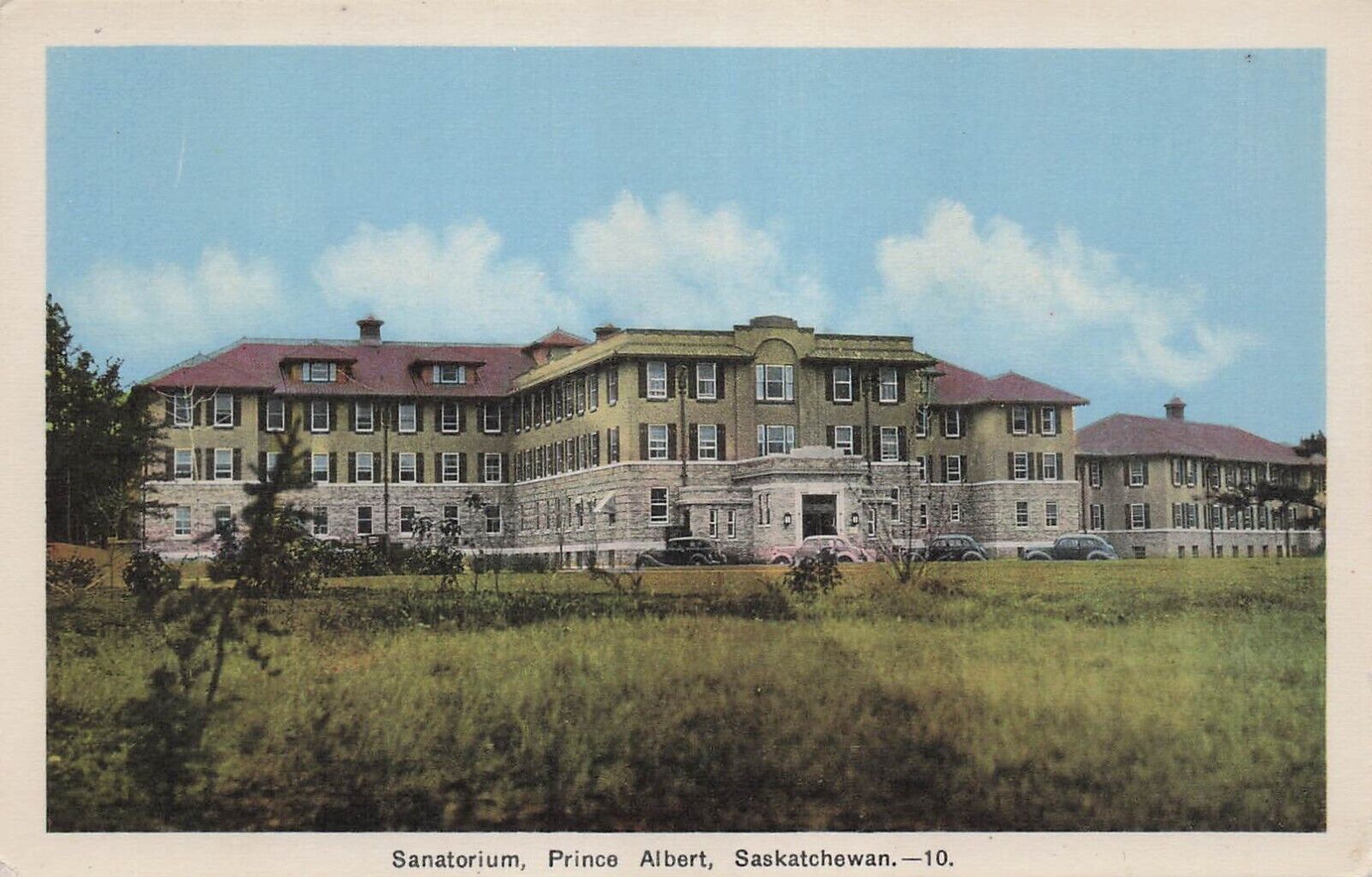 Saskatchewan Canada Tuberculosis Sanatorium Asylum Prince Albert Postcard E36