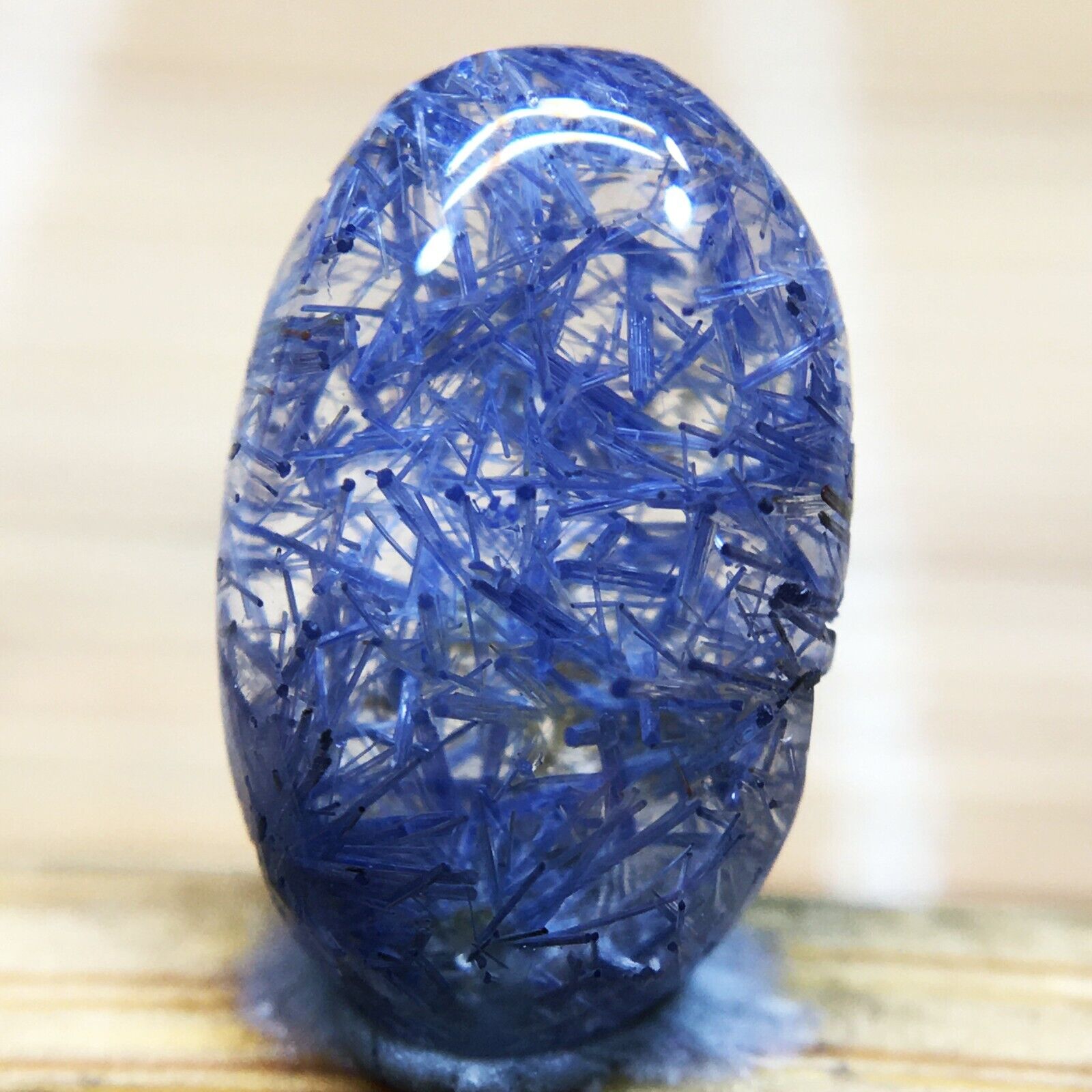 1.4Ct Very Rare NATURAL Beautiful Blue Dumortierite Quartz Crystal Pendant