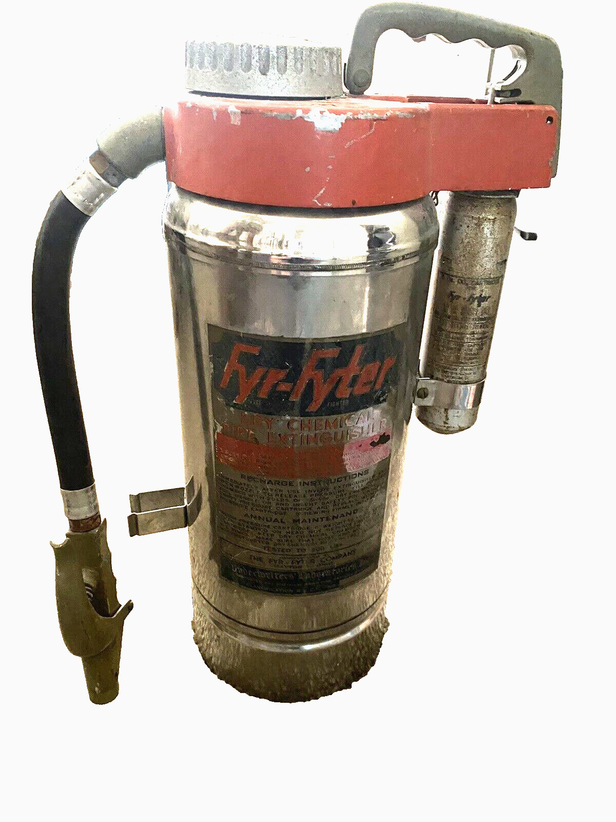 Empty FYT-Fyter vintage fire extinguisher